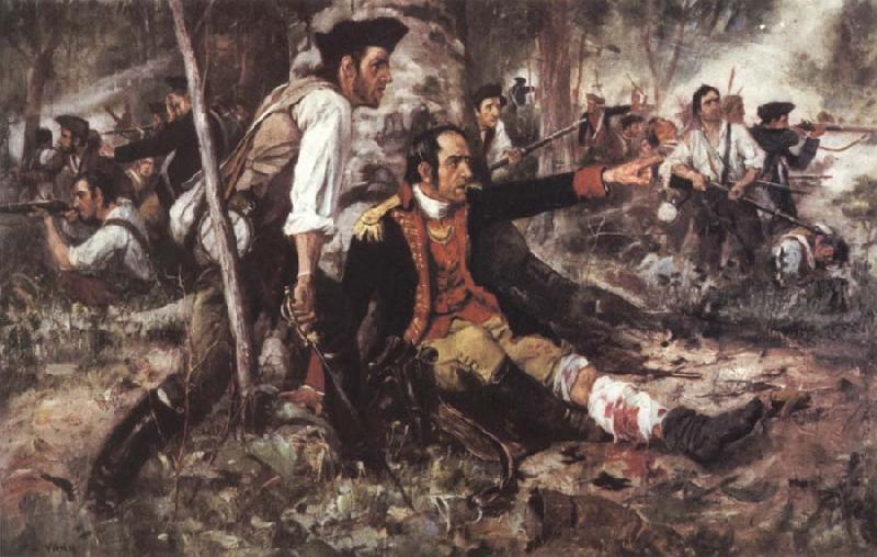  General Herkimer Directing the Battle of Oriskany